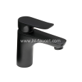 Modern Matte Black Tall Bathroom Basin Mixer